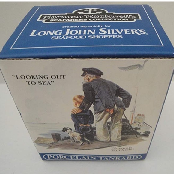 Norman Rockwell's Seafarers Collection "Looking Out to Sea" Porcelain Tankard - Picture 3 of 3